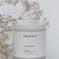 Cleanse and Co Clear Quartz Intention Candle - Energised & In Tune 400g