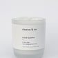 Cleanse and Co Clear Quartz Intention Candle - Energised & In Tune 200g