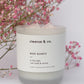 Cleanse and Co Rose Quartz Intention Candle - Loved & Worthy 200g