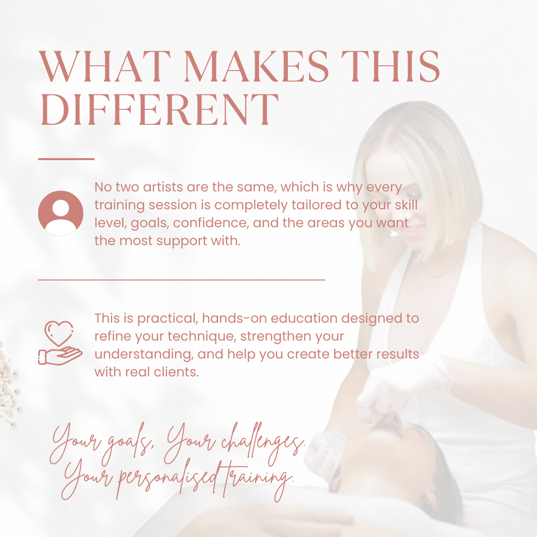 Personalised One-to-One Brow Upskill Training