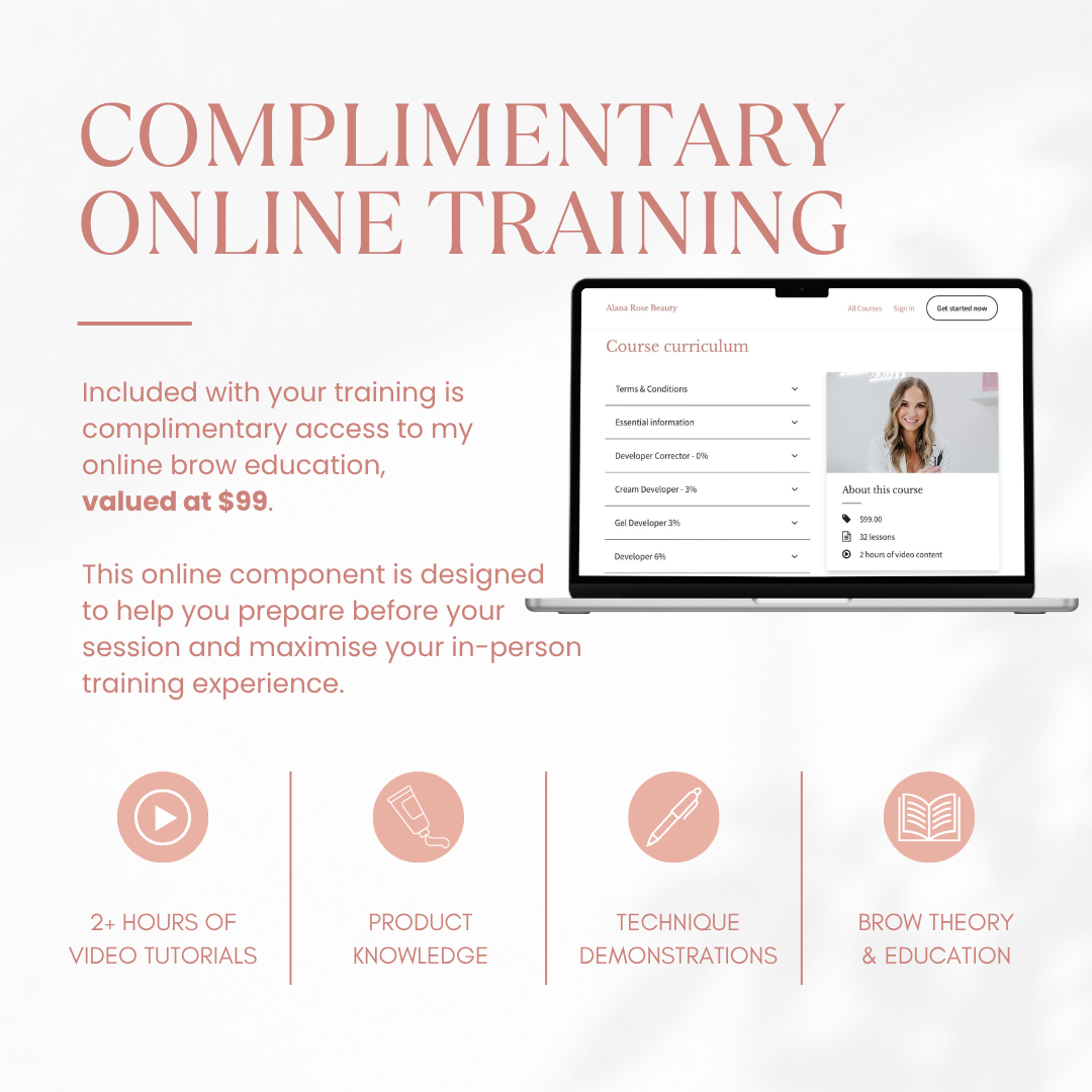 Personalised One-to-One Brow Upskill Training