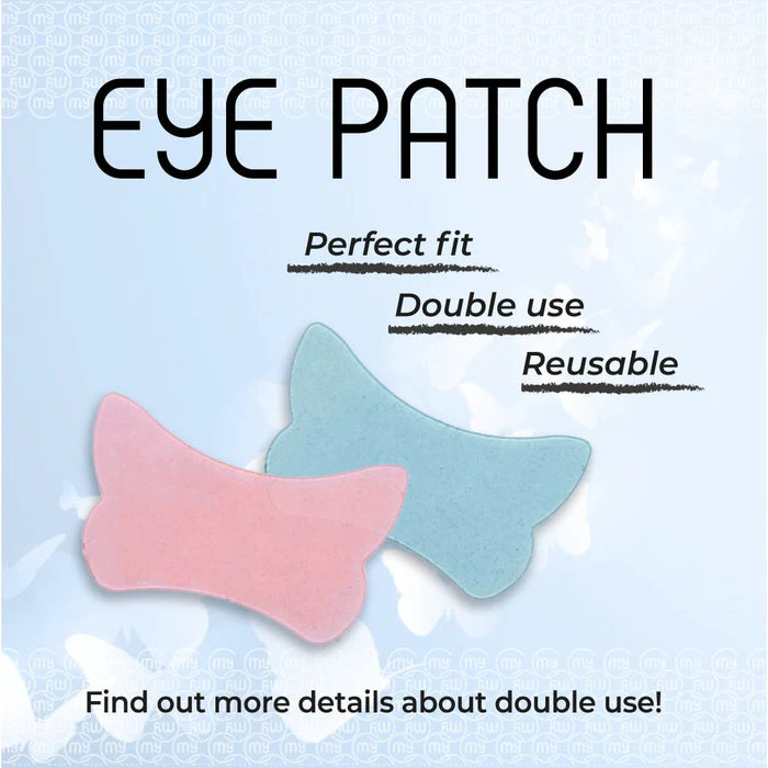 Silicon Under Eye Patches, Pink and Blue Set